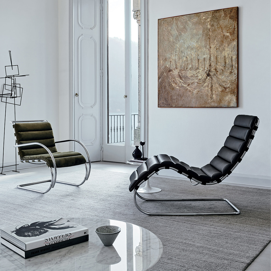 Mies van der Rohe Collection MR Bauhaus 100th Anniversary Edition MR armless chair