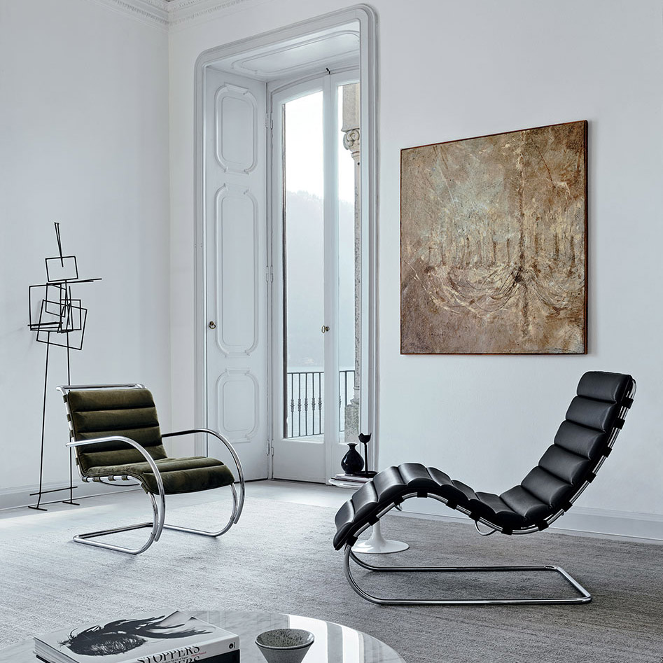 Mies van der Rohe Collection MR Bauhaus 100th Anniversary Edition MR chaise Lounge