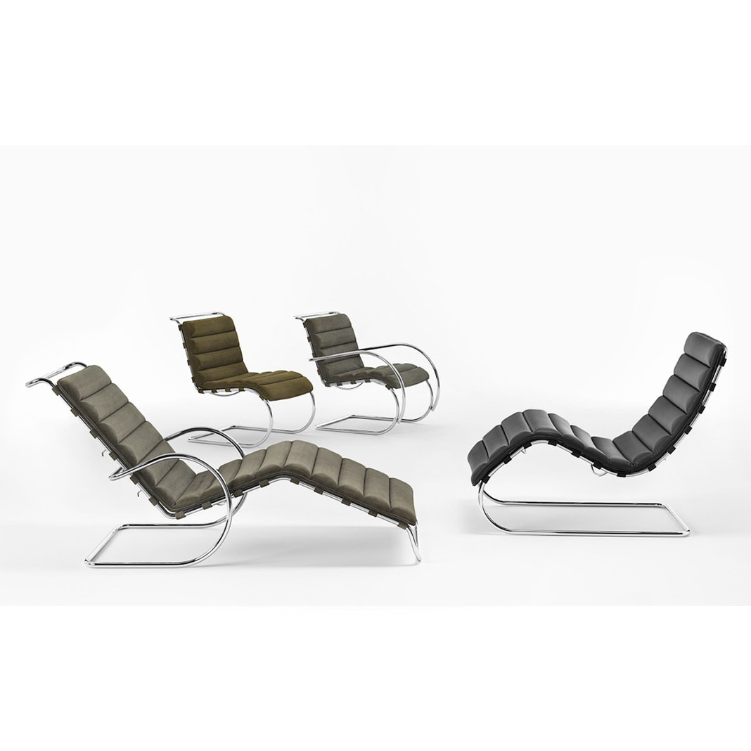 Mies van der Rohe Collection MR Bauhaus 100th Anniversary Edition MR chaise Lounge