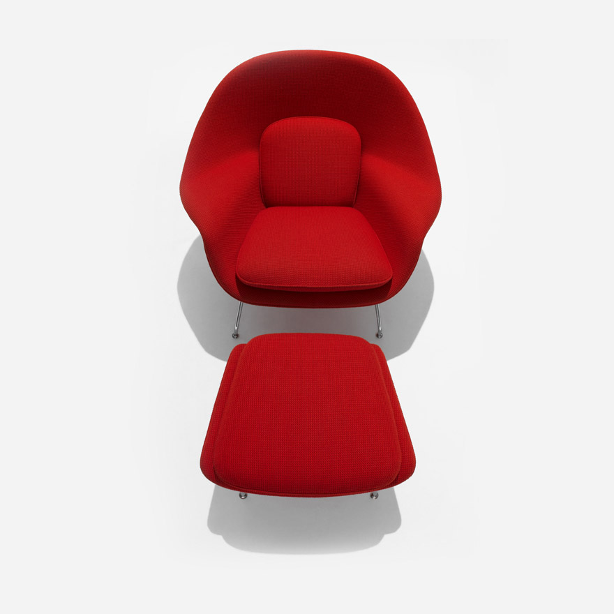 Saarinen Collection Womb Chair and Ottoman