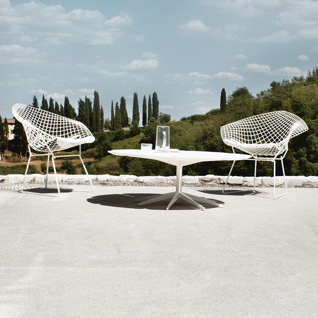[ Outdoor ] Bertoia Collection Lounge Seating -Diamond Armchair