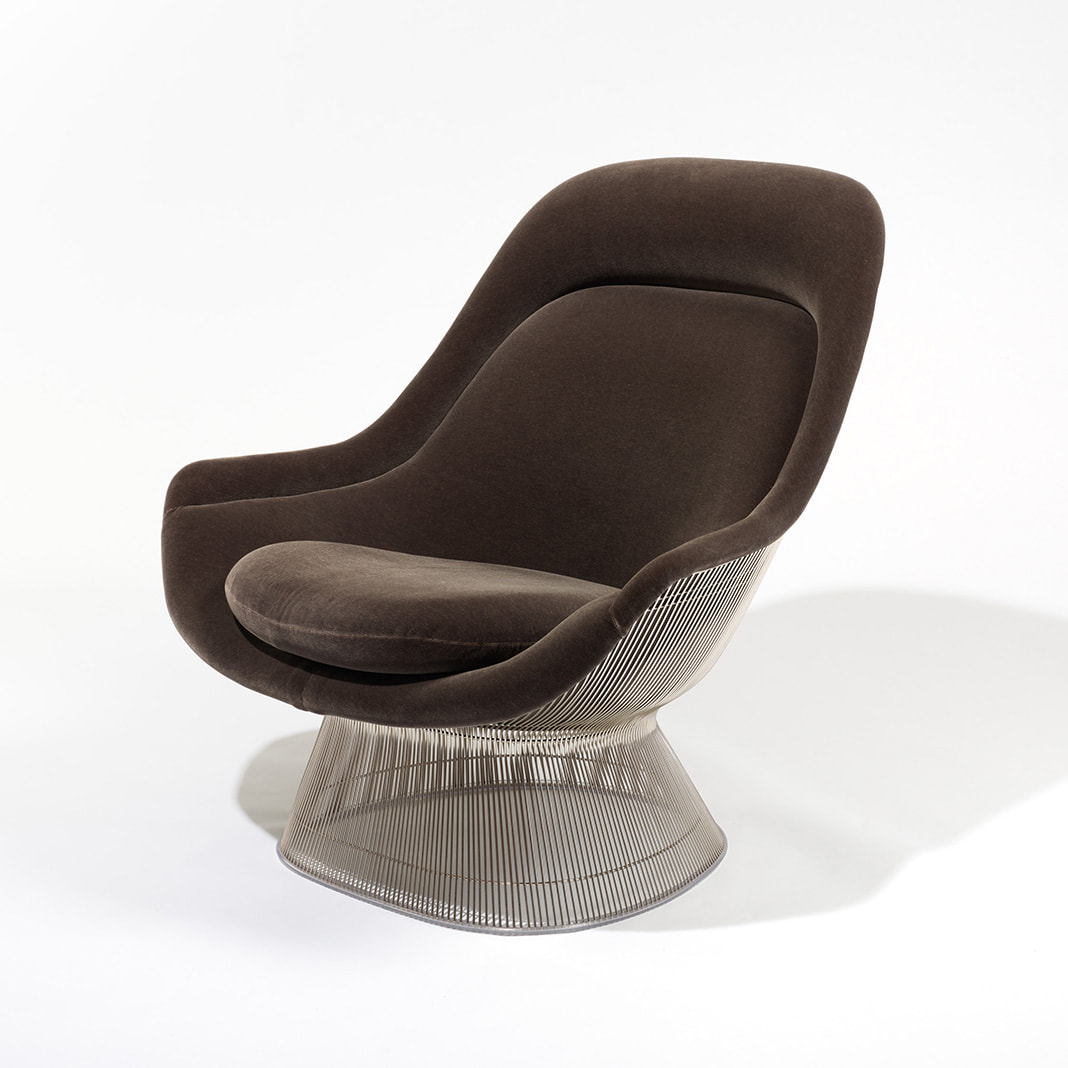 Platner Collection Easy chair and Ottoman