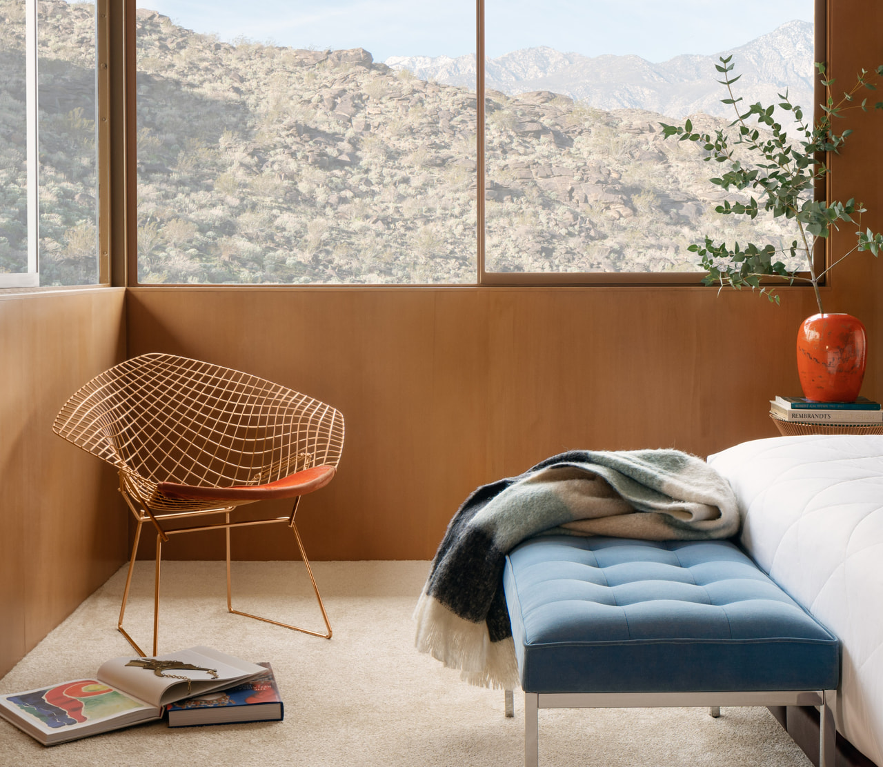 Florence Knoll Collection Classic and Relax Bench