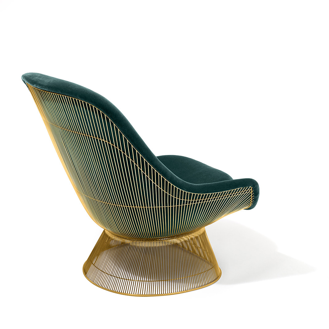 Platner Collection Easy chair and Ottoman