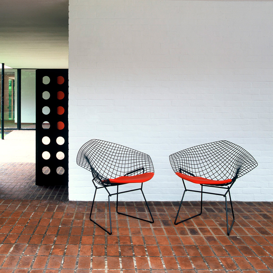 Bertoia Collection Lounge Seating -Diamond Armchair-