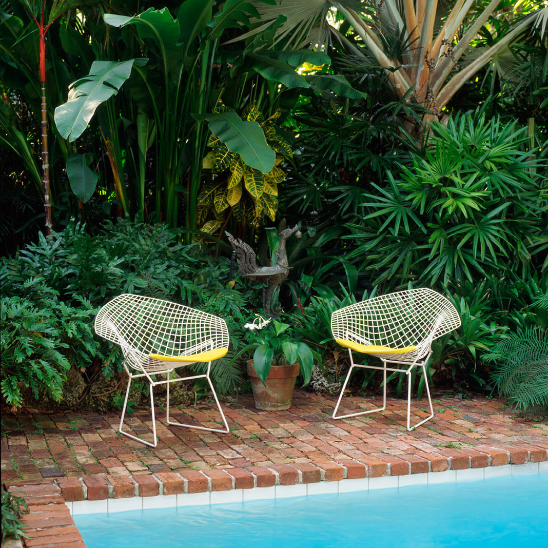 [ Outdoor ] Bertoia Collection Lounge Seating -Diamond Armchair