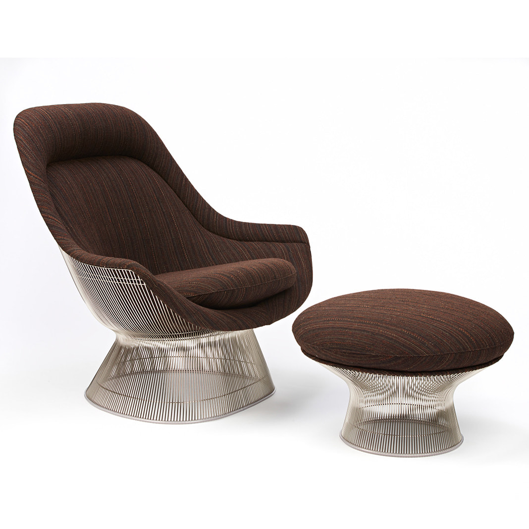 Platner Collection Easy chair and Ottoman