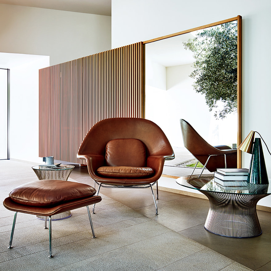 Saarinen Collection Womb Chair and Ottoman