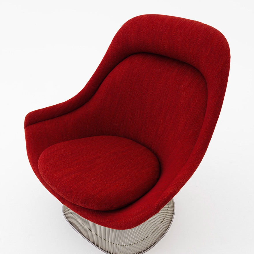 Platner Collection Lounge and Side Seating (Easy chair and Ottoman)