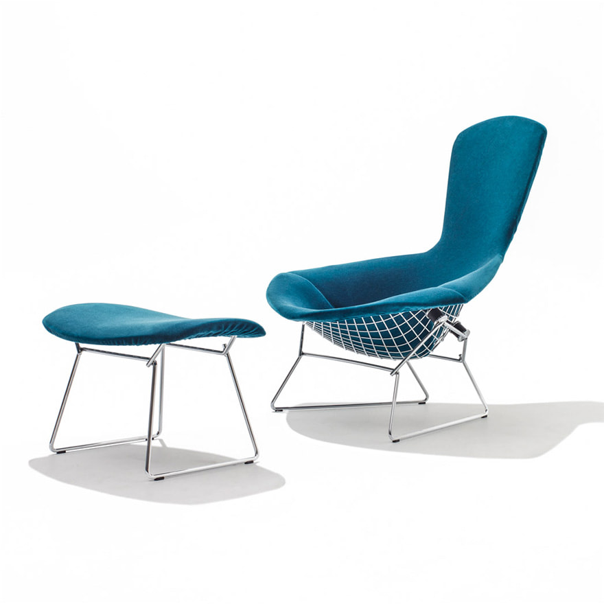 Bertoia Collection Lounge Seating -High back Armchair-