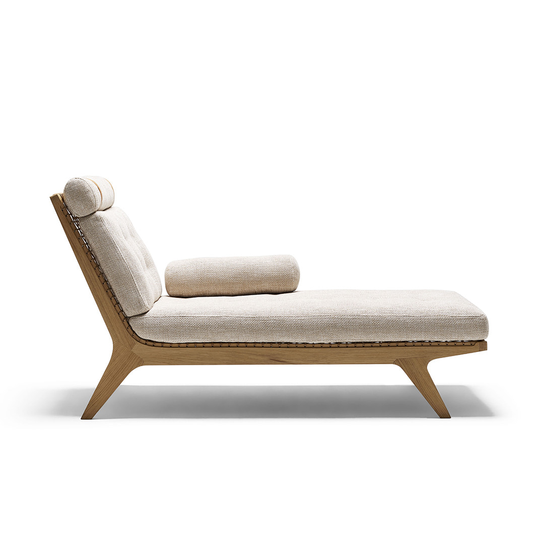 Citterio Collection Klismos Chaise Loungue