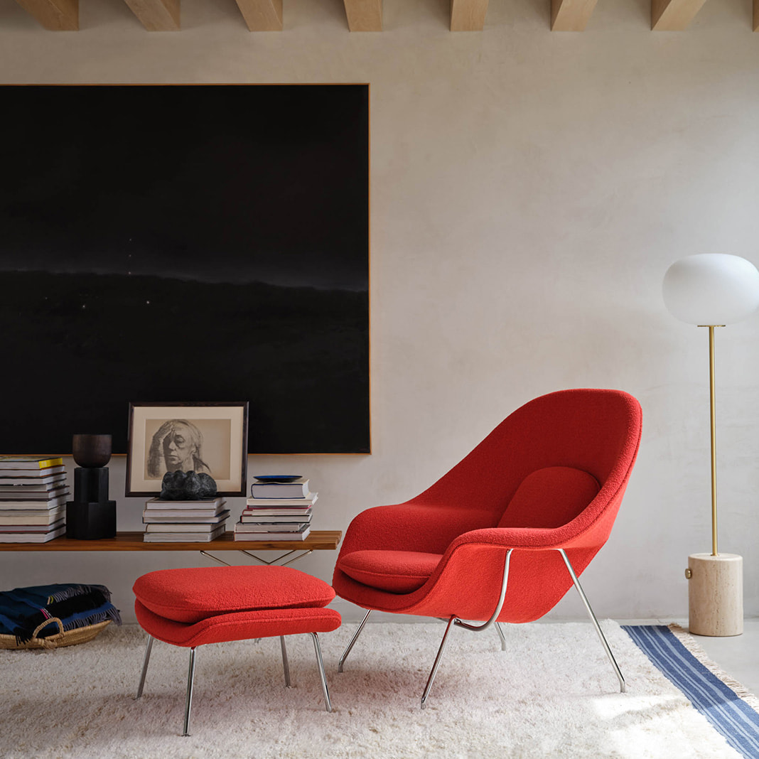 Saarinen Collection Womb Chair and Ottoman