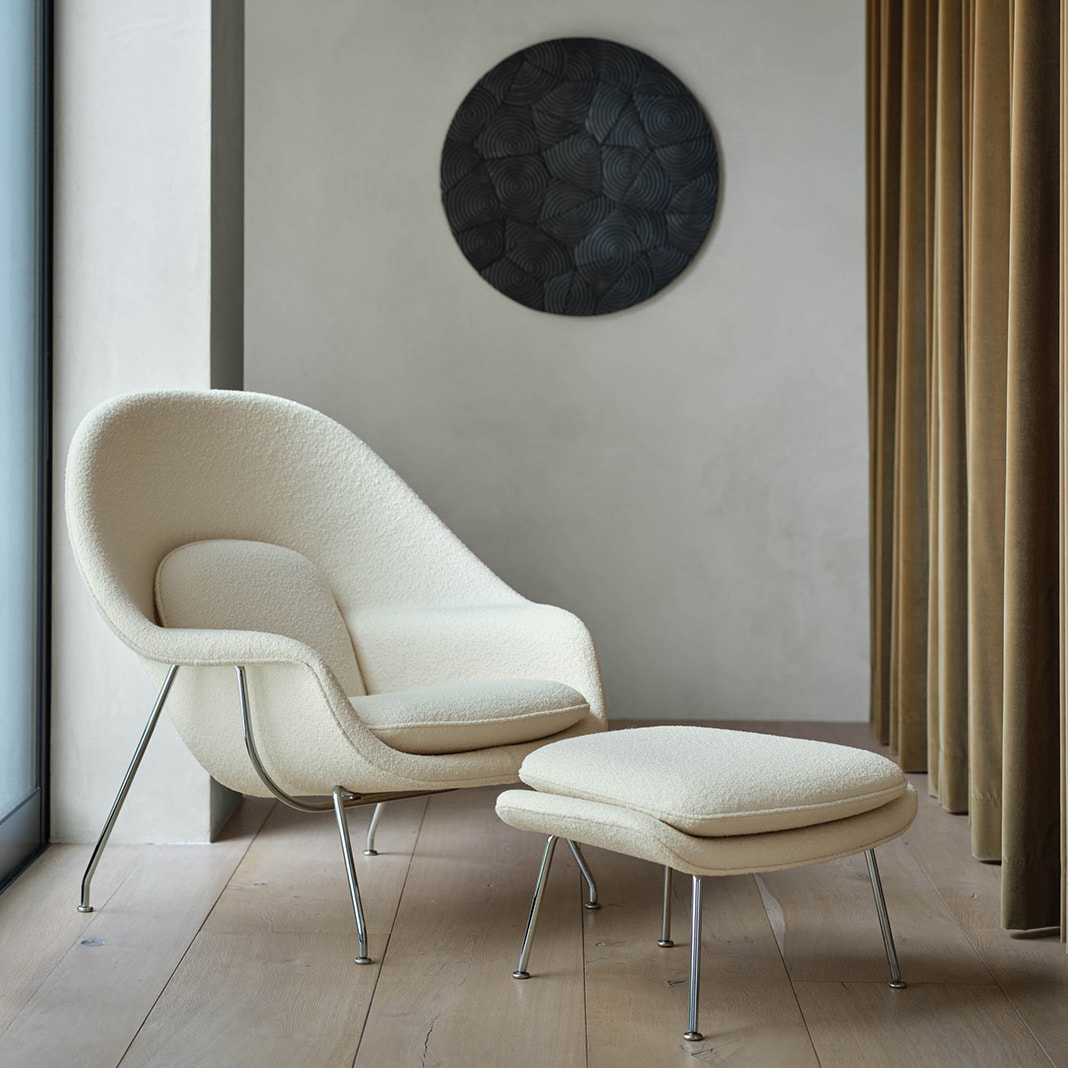 Saarinen Collection Womb Chair and Ottoman